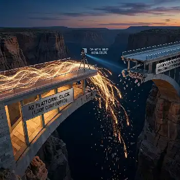 Visualization of paid traffic leakage before measurable engagement.